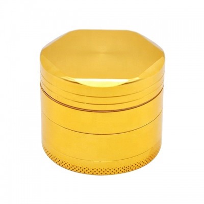 Herb & Weed Grinder with Pollen / Kief Catcher 4 Piece Heavy Duty Anodized Aluminum. FREE Scraper, Brush